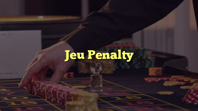 Jeu Penalty